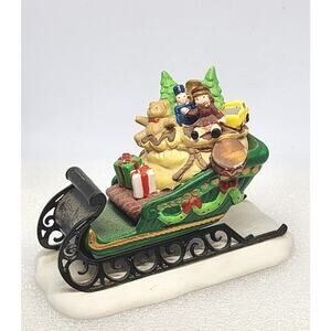 Dept 56 Twelve Days of Dickens' Village SANTA'S SLEIGH 56111 Vintage 1990's